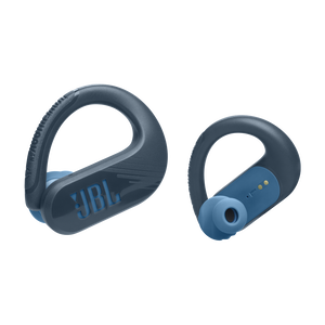 JBL Endurance Peak 3 - Blue - Dust and water proof True Wireless active earbuds - Front